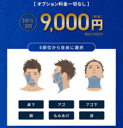 レジーナクリニックオムのジェントルマックスプロのヒゲ脱毛